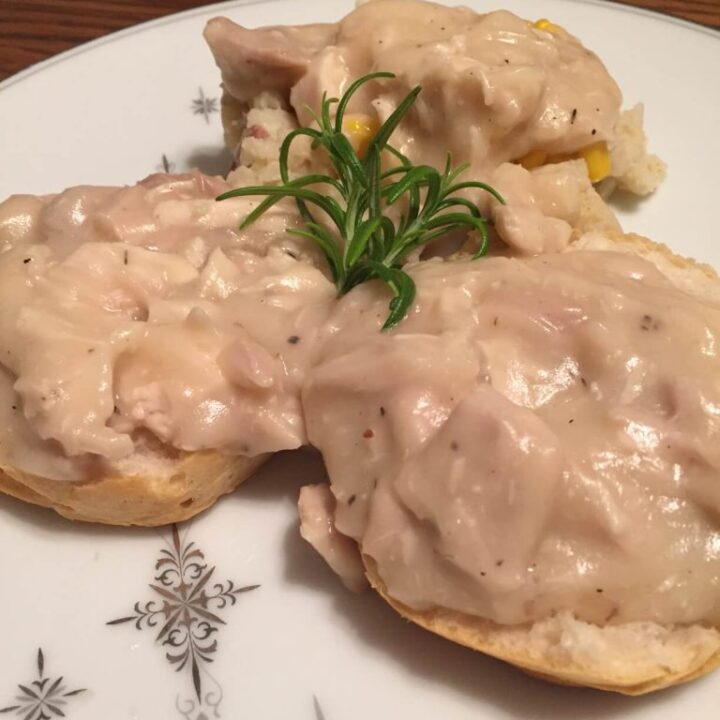 Chicken and Biscuits From Scratch