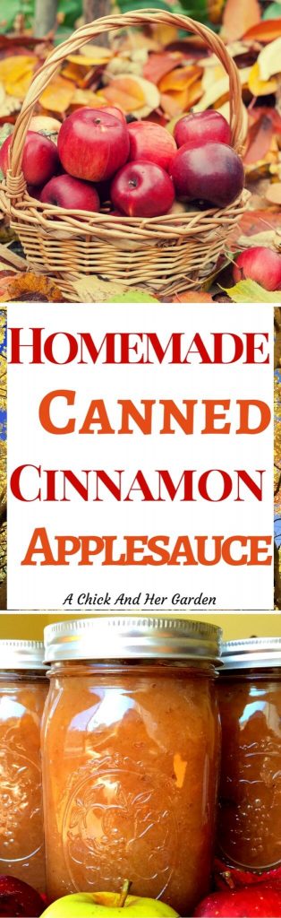 What could be better than homemade applesauce?? Home canned Cinnamon Applesauce! On top of that, see how I sweeten it without sugar!