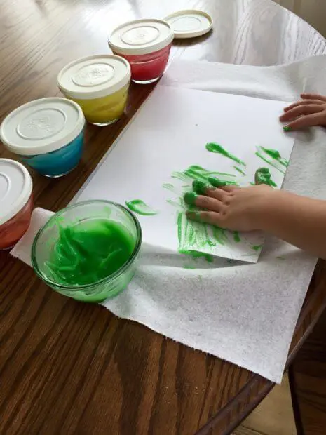 Homemade Finger Paint