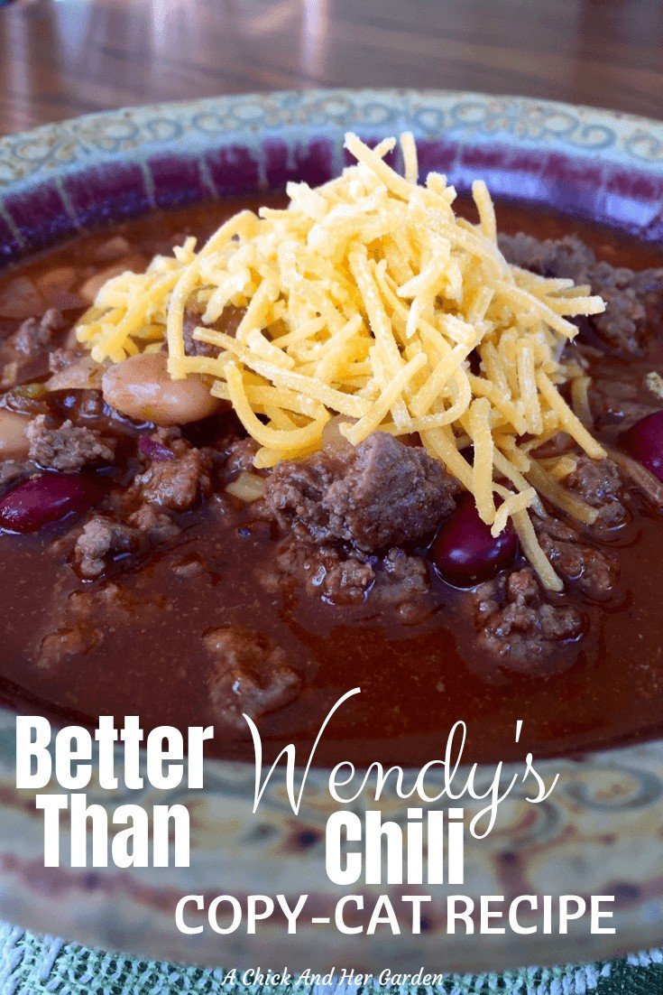 Wendy's Chili With Beans, Canned Chili, 15 oz.