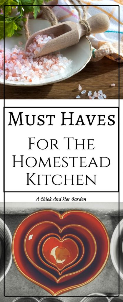 As homesteaders, most of the hard work we do leads right back to the kitchen! Check the must haves for the homesteader kitchen!