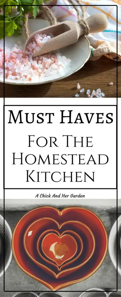 As homesteaders, most of the hard work we do leads right back to the kitchen! Check the must haves for the homesteader kitchen!