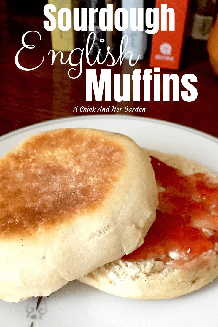 Who doesn't love a good English Muffin for breakfast??? These were super easy and so good! I'll never buy from the store again! #sourdoughrecipes #englishmuffins #fromscratchcooking #achickandhergarden