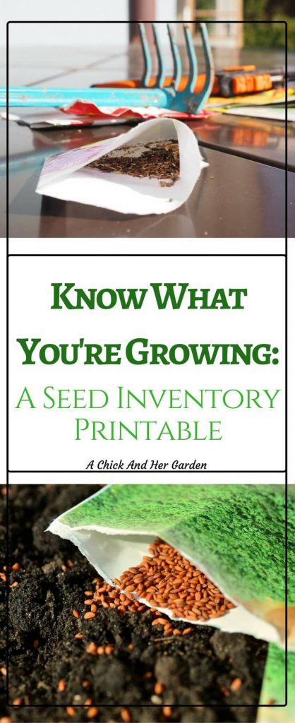 Have a box full of seeds but have know idea what's in there?  Organize your seed packets with this seed inventory printable!