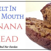 Melt In Your Mouth Banana Bread