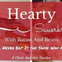 Hearty Sauerkraut with Bacon and Beans