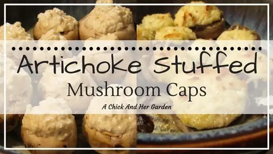 Artichoke Stuffed Mushroom Caps