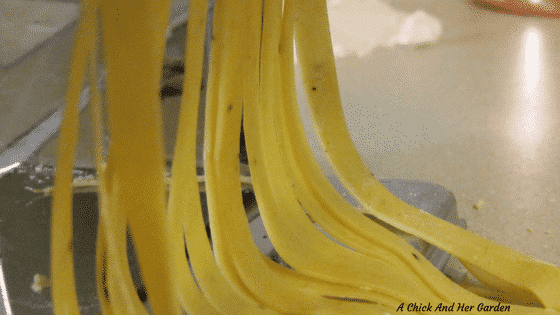 Homemade Peppered Linguine