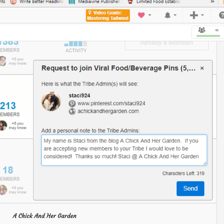 How to Use Tailwind Tribes - A Chick And Her Garden