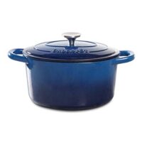 Artisan 7 Quart Enameled Cast Iron Round Dutch Oven