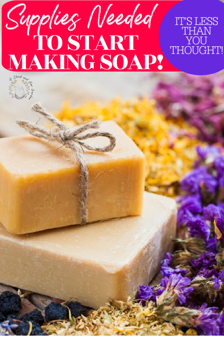 What Supplies Do You Need To Make Soap A Chick And Her Garden